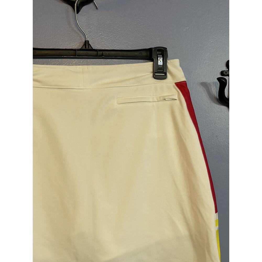 Slazenger Tennis Skirt/Skort White with Side Stripes Size Small - Picture 7 of 8